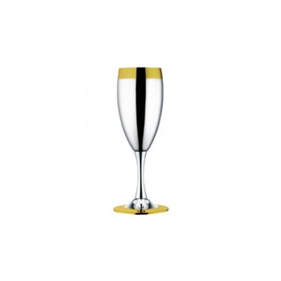 Набор для шампанского "Ла Перле"  (на 6 персон, стальной с золотым декором)